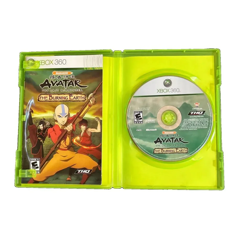 Avatar The Last Airbender The Burning Earth Xbox 360 Complete Tested & Working